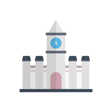 şehir simgesi düz renk simgesi