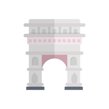 şehir simgesi düz renk simgesi