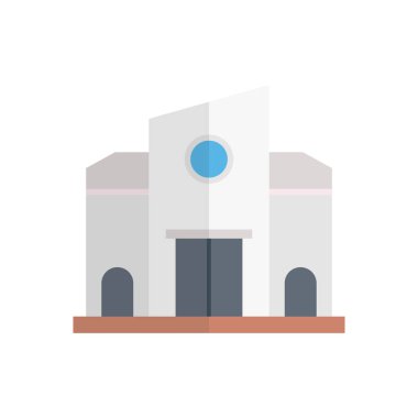 dünya vektörü düz renk simgesi