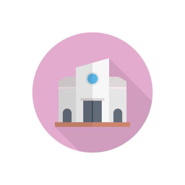 dünya vektörü düz renk simgesi