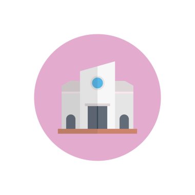 dünya vektörü düz renk simgesi