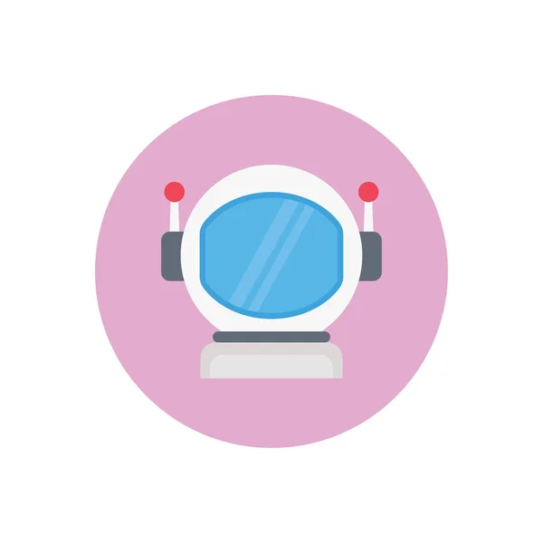 Astronauta Vector Icono Color Plano — Vector de stock