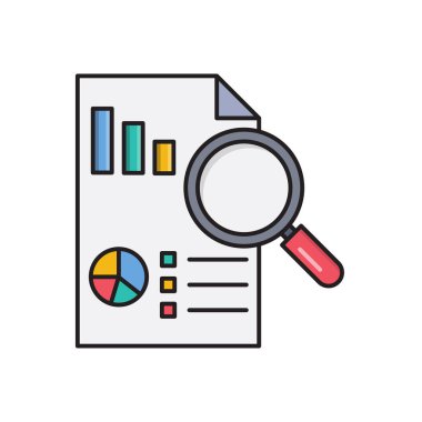 grafik vektör çizgisi düz simgesi