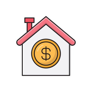 vektör çizgisi düz simgesini kaydet