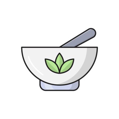 spa vektör çizgisi düz simgesi