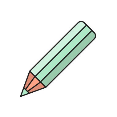 makyaj vektör çizgisi düz simgesi