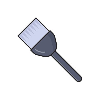 kozmetik vektör çizgisi düz simgesi