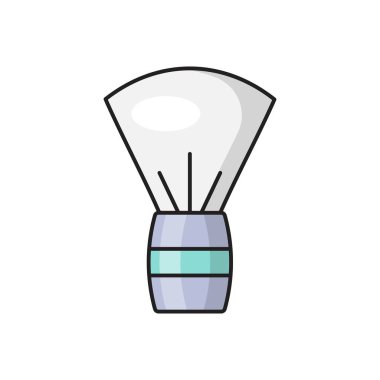 makyaj vektör çizgisi düz simgesi