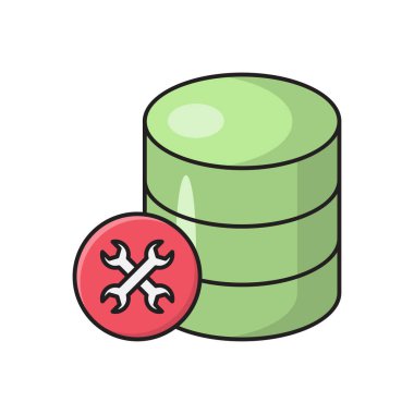 vektör çizgisi düz simgesini ayarla