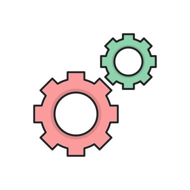 tercih edilen vektör çizgisi düz simgesi