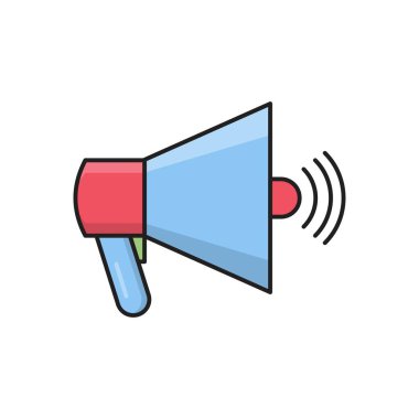 hoparlör vektör çizgisi simgesi