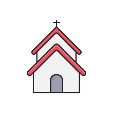 Noel vektör çizgisi düz simgesi