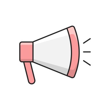 Yön vektör çizgisi düz simgesi