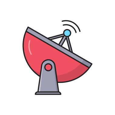 tabak vektör çizgisi düz simgesi