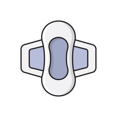 Pad vektör düz çizgi simgesi