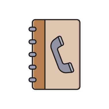 dizin vektörü düz çizgi simgesi