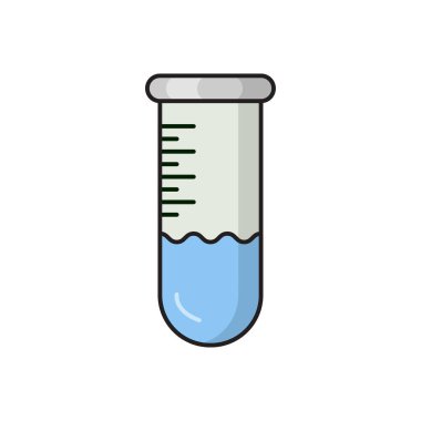 lab vektör düz çizgi simgesi
