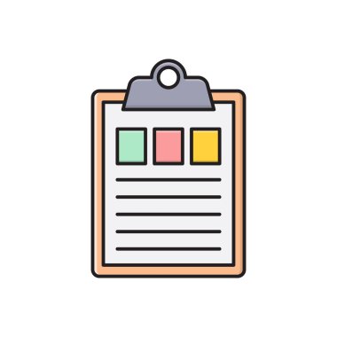 vektör düz çizgi simgesini rapor et