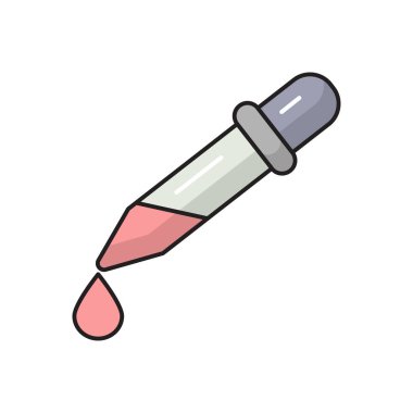 indirme vektörü düz çizgi simgesi