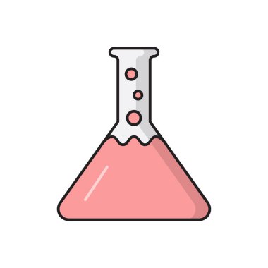 beher vektörü düz çizgi simgesi