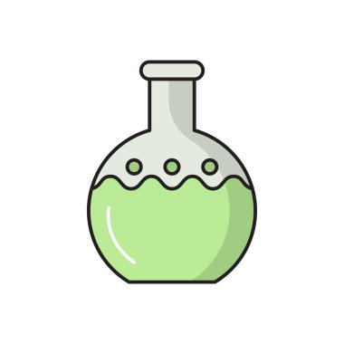 beher vektörü düz çizgi simgesi