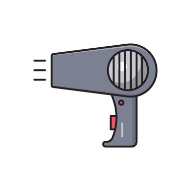 sıcak vektör düz çizgi simgesi