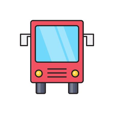 taşıyıcı vektör düz çizgi simgesi