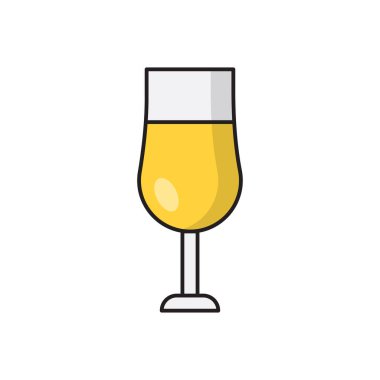içecek vektör çizgisi renk simgesi