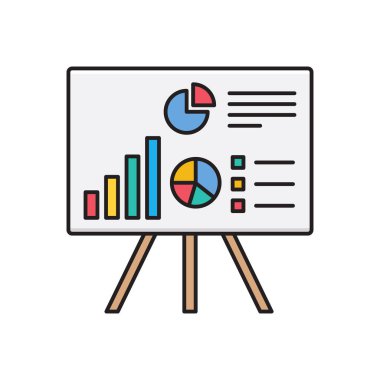 tahta vektör çizgisi renk simgesi