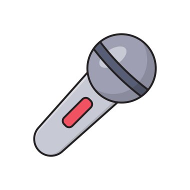 hoparlör vektör çizgisi renk simgesi