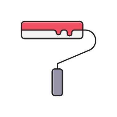 fırça vektör renk simgesi