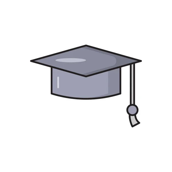 Diploma Vector Vlakke Lijn Pictogram — Stockvector