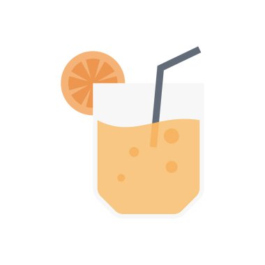 içecek vektör düz renk simgesi