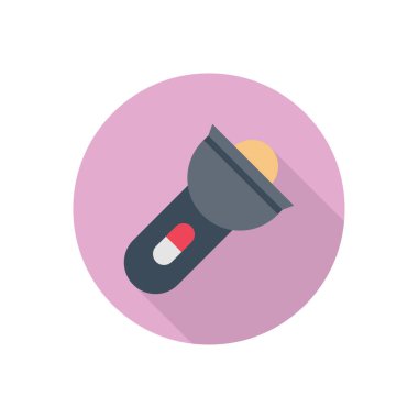 meşale çemberi gölge düz simgesi