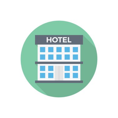 bina dairesi gölgesi düz simgesi