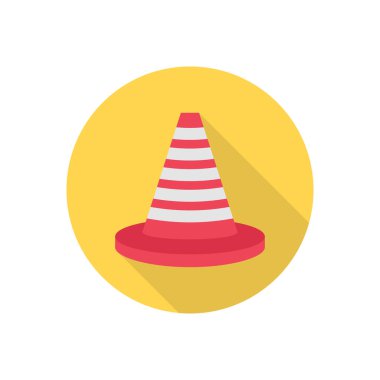 blok çember gölge düz simgesi