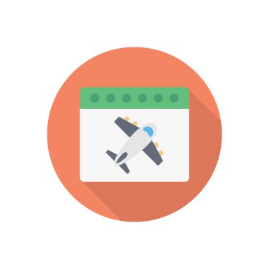 tur dairesi gölge düz simgesi