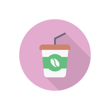 Soğuk halka gölge düz simge