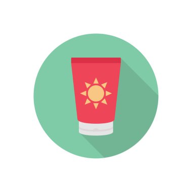 krem rengi gölge düz simgesi