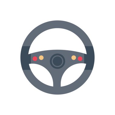 direksiyon vektörü düz renk simgesi