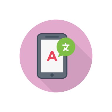 uygulama çemberi gölge düz simgesi