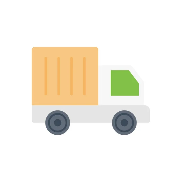 Delivery Vector Flat Colour Icon — Stock Vector