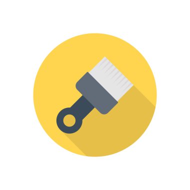 boya dairesi düz simgesi