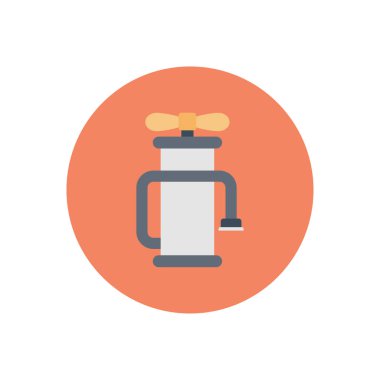 araçlar vektör daire düz simgesi