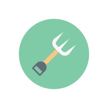 yaba vektör dairesi düz simgesi