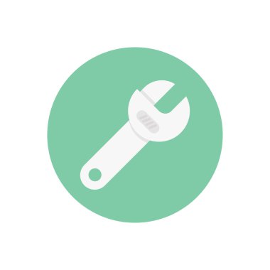 vektör dairesi düz simgesini düzelt