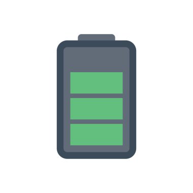 yük vektörü düz renk simgesi