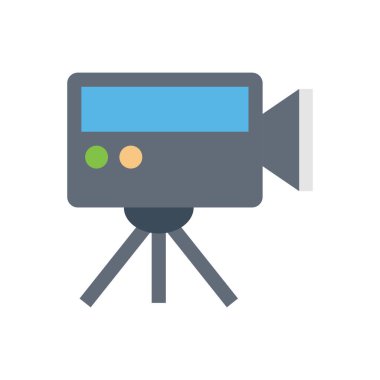 kayıt vektörü düz renk simgesi