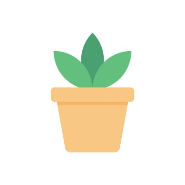 Doğa vektörü düz renk simgesi