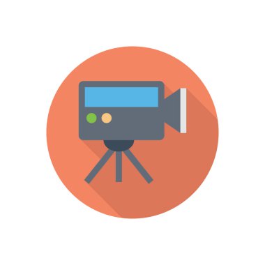 kayıt çemberi düz simgesi